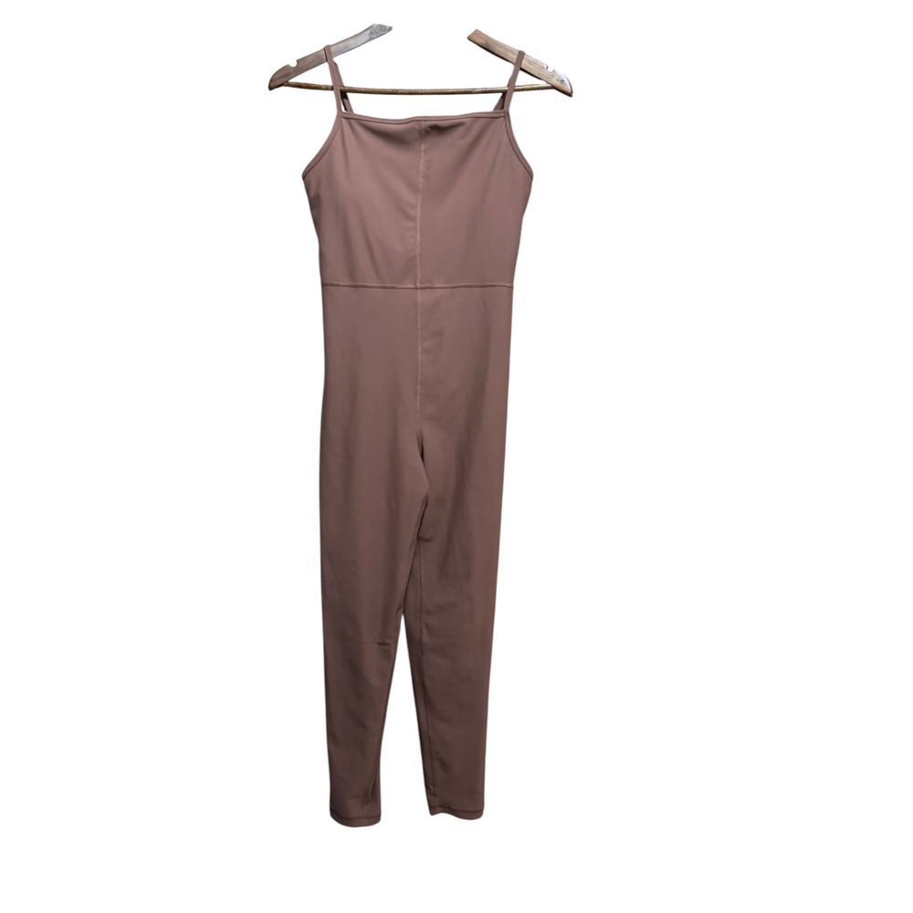 Old Navy PowerSoft Bodysuit Women M Brown Excellent Active Unitard